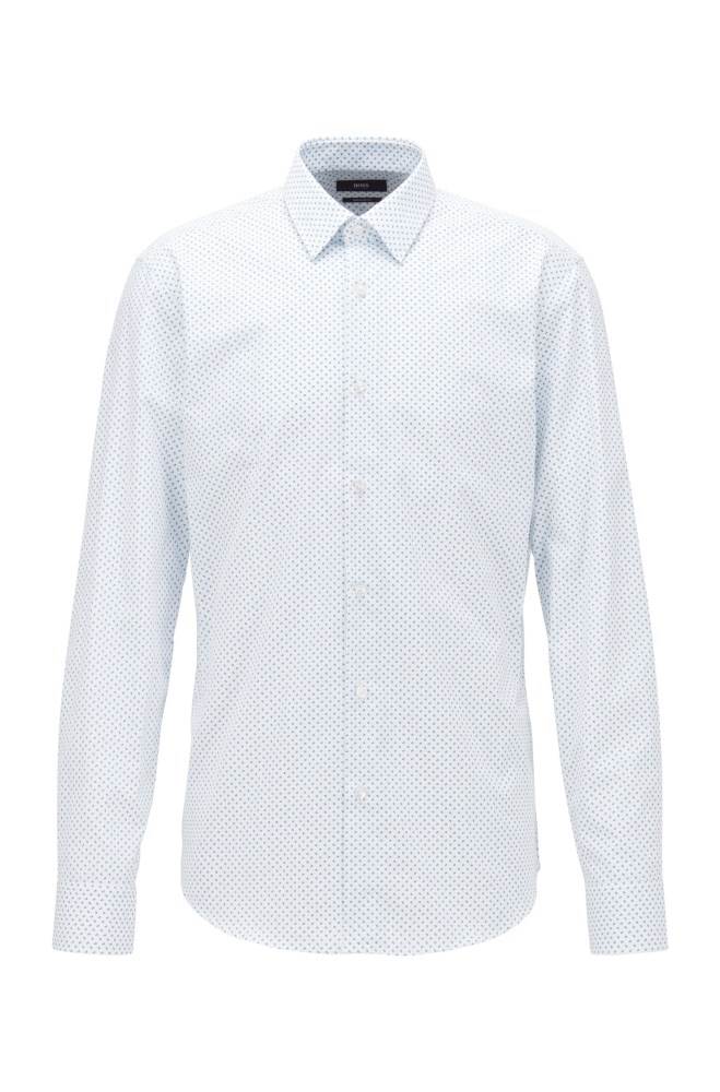 Hugo Boss Regular-fit shirt Hvite | riBnNj8o