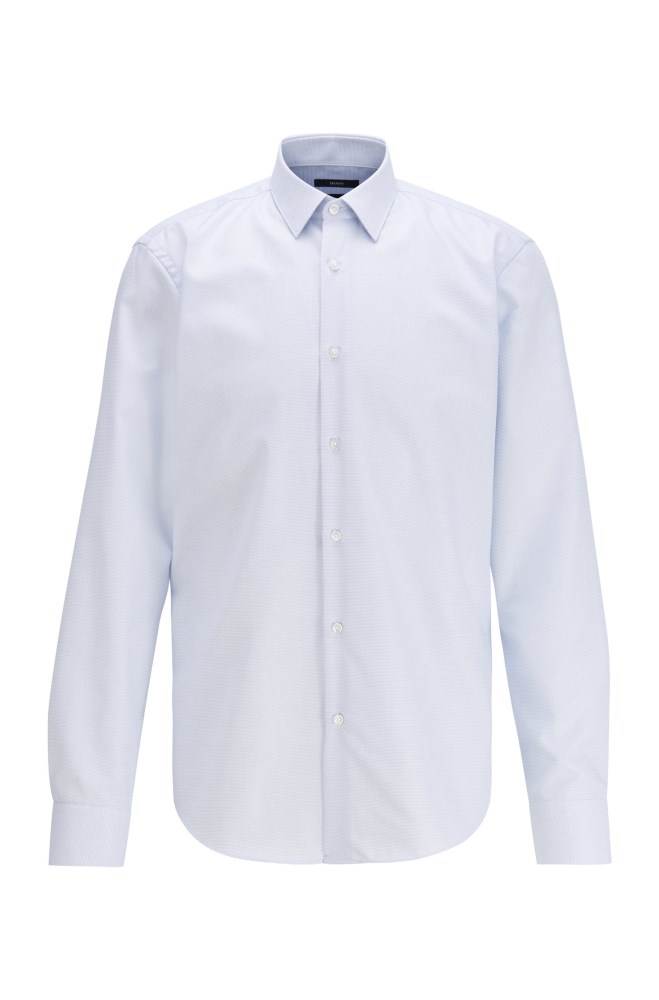 Hugo Boss Regular-fit shirt Lyse Blå | bREQtqAz