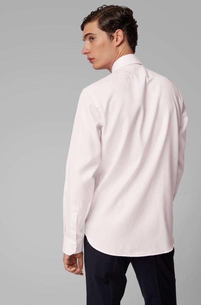 Hugo Boss Regular-fit shirt Lyse Rosa | IqP1osZx