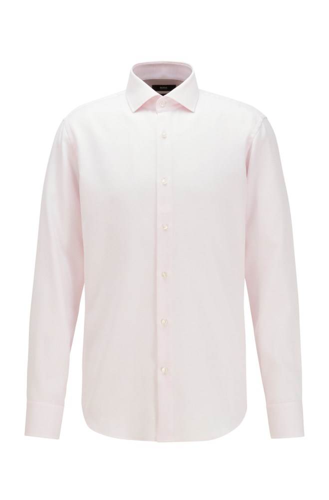 Hugo Boss Regular-fit shirt Lyse Rosa | IqP1osZx