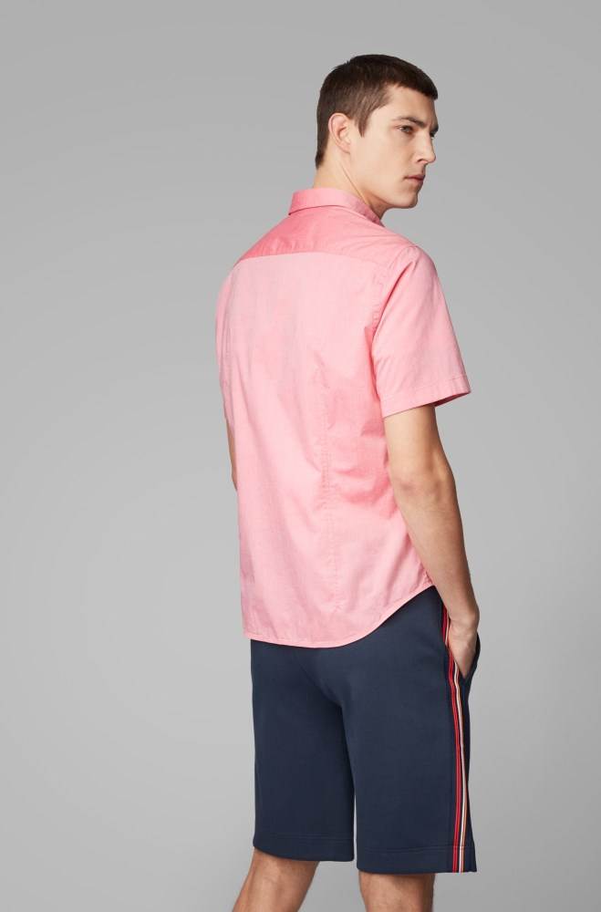 Hugo Boss Regular-fit shirt Rosa | MsnuVF2H