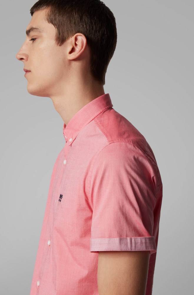 Hugo Boss Regular-fit shirt Rosa | MsnuVF2H