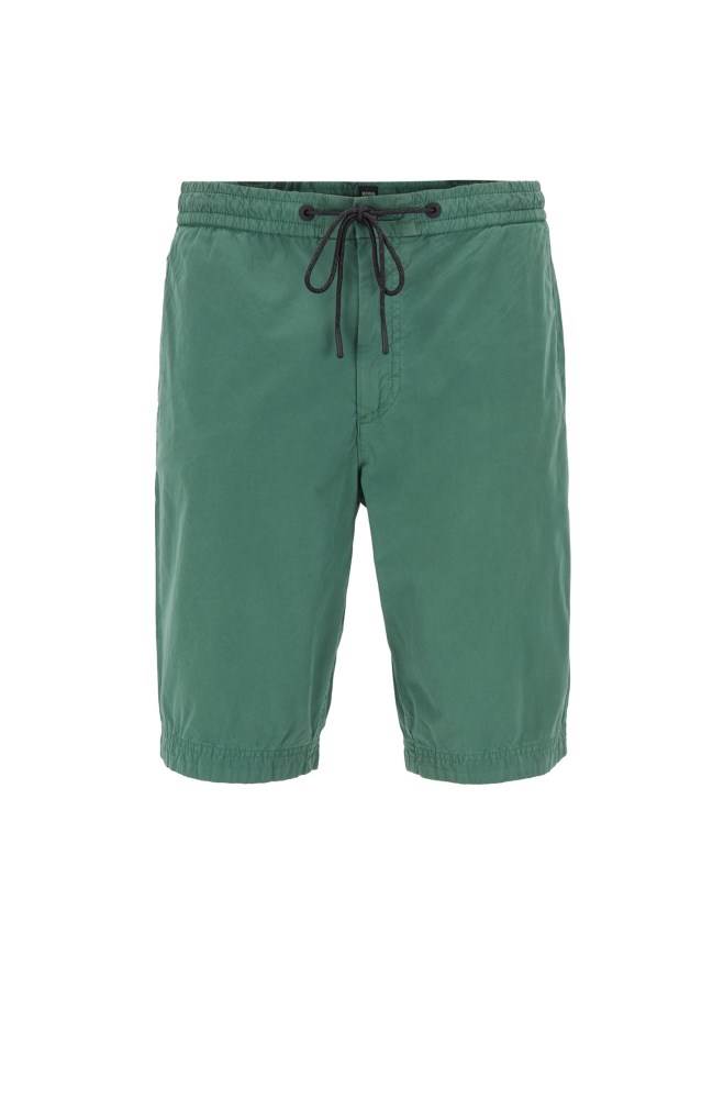 Hugo Boss Regular-fit shorts Grønn | 9bQB9i95