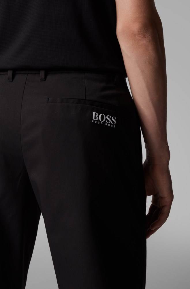 Hugo Boss Regular-fit shorts Svarte | P3cgXjB5