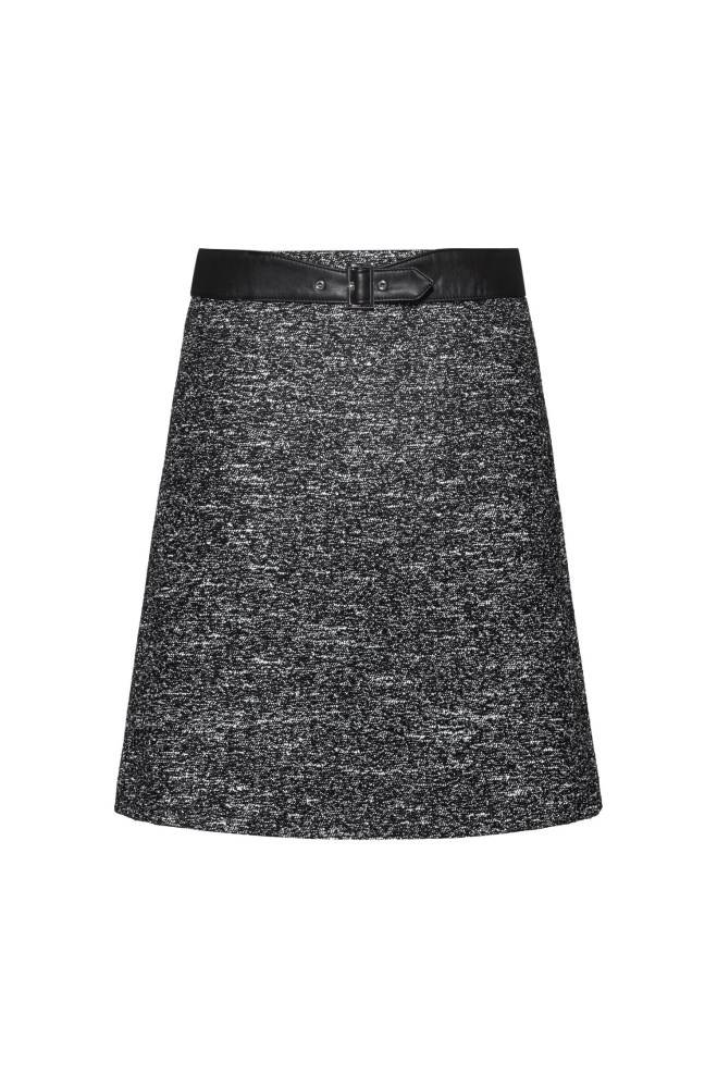 Hugo Boss Regular-fit skirt Svarte | xWTHDhdD