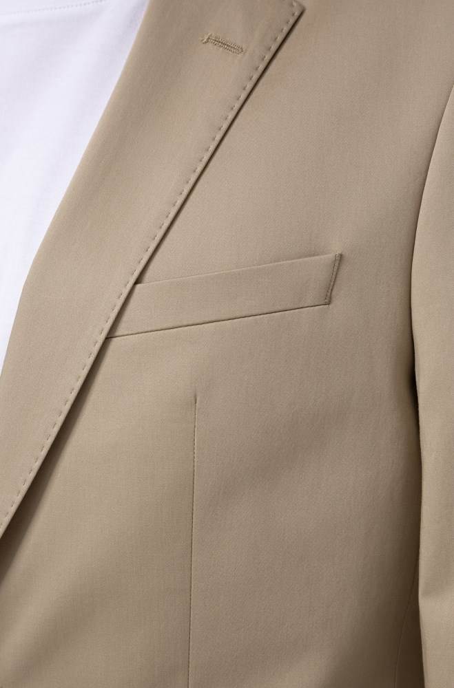 Hugo Boss Regular-fit suit Beige | 4hP608rl