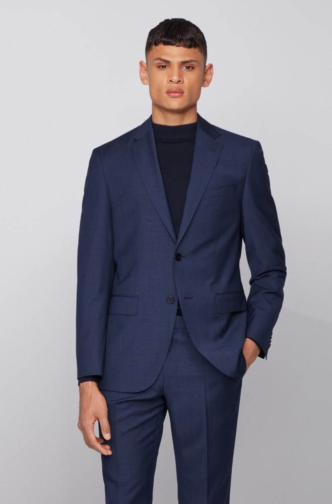 Hugo Boss Regular-fit suit Blå | vSSrV2GH