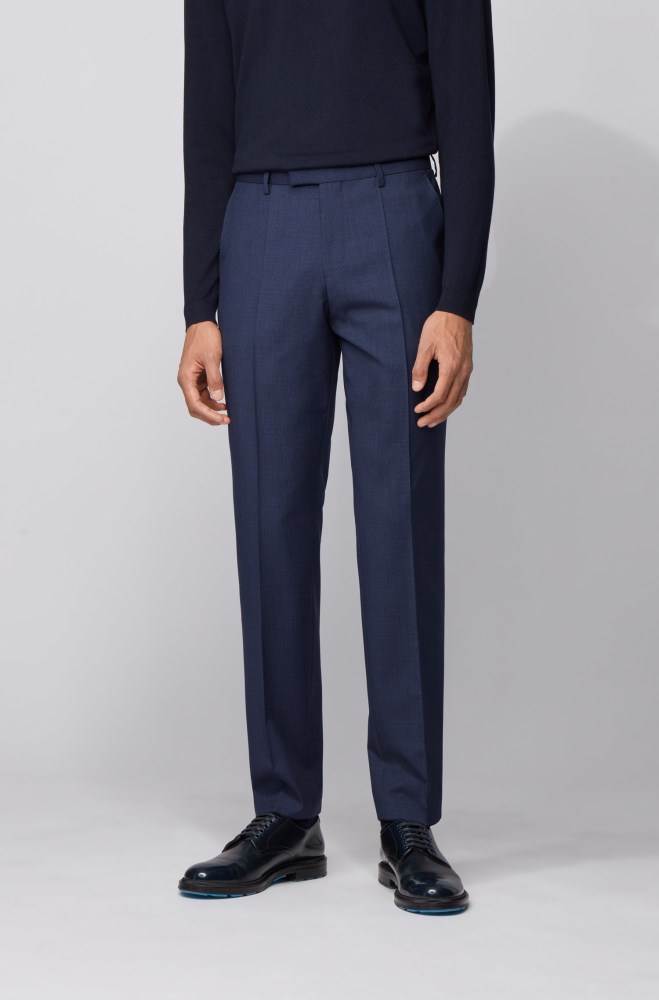 Hugo Boss Regular-fit suit Blå | vSSrV2GH