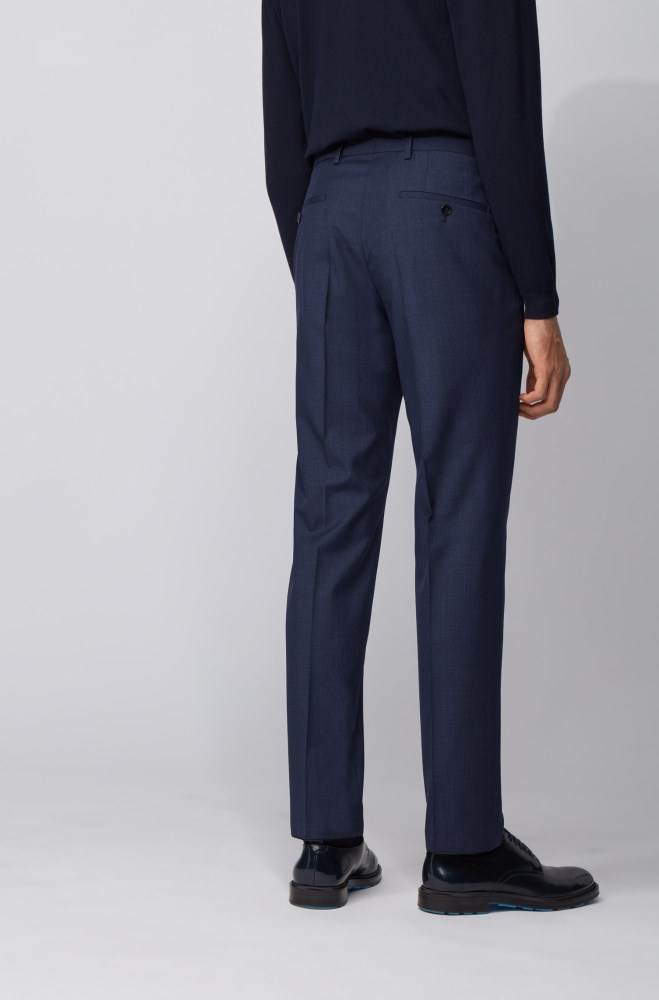 Hugo Boss Regular-fit suit Blå | vSSrV2GH