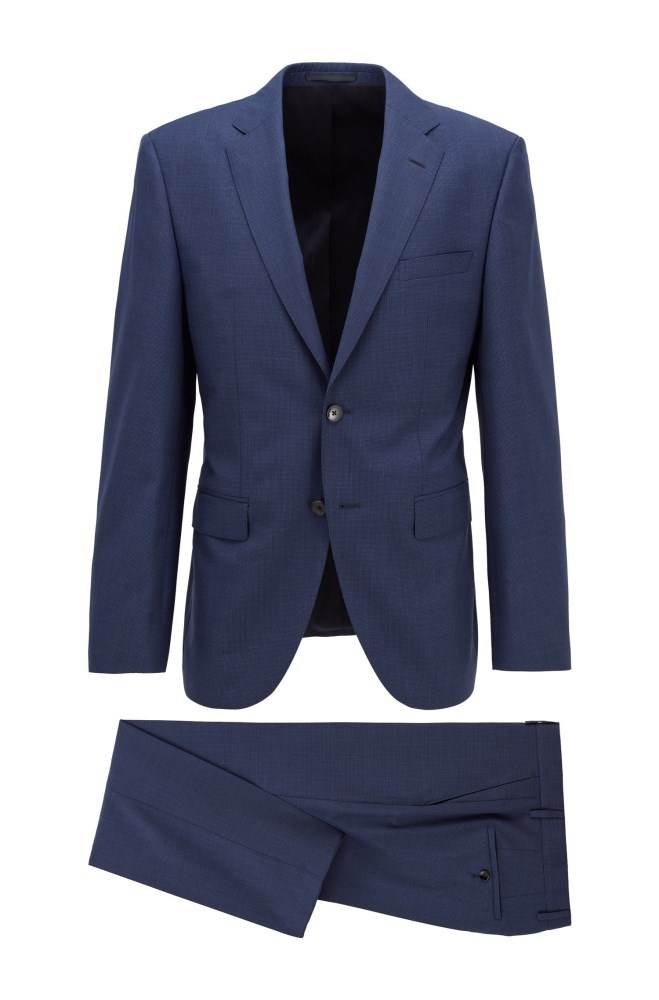 Hugo Boss Regular-fit suit Blå | vSSrV2GH