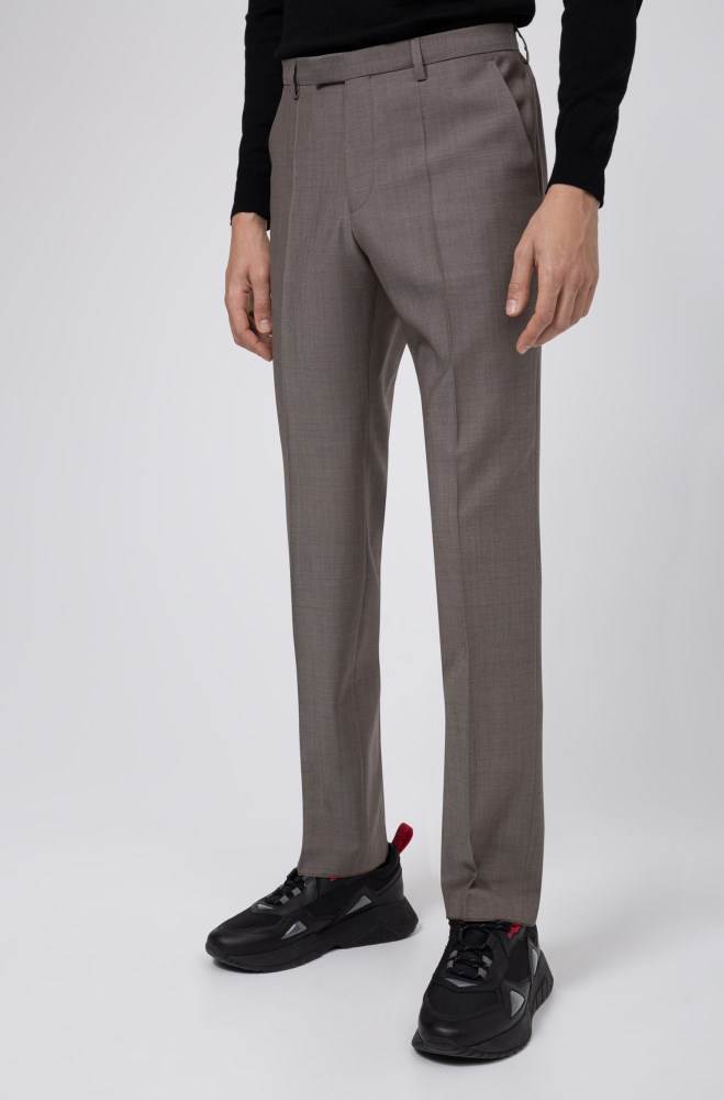 Hugo Boss Regular-fit suit Charcoal | skQsp69u