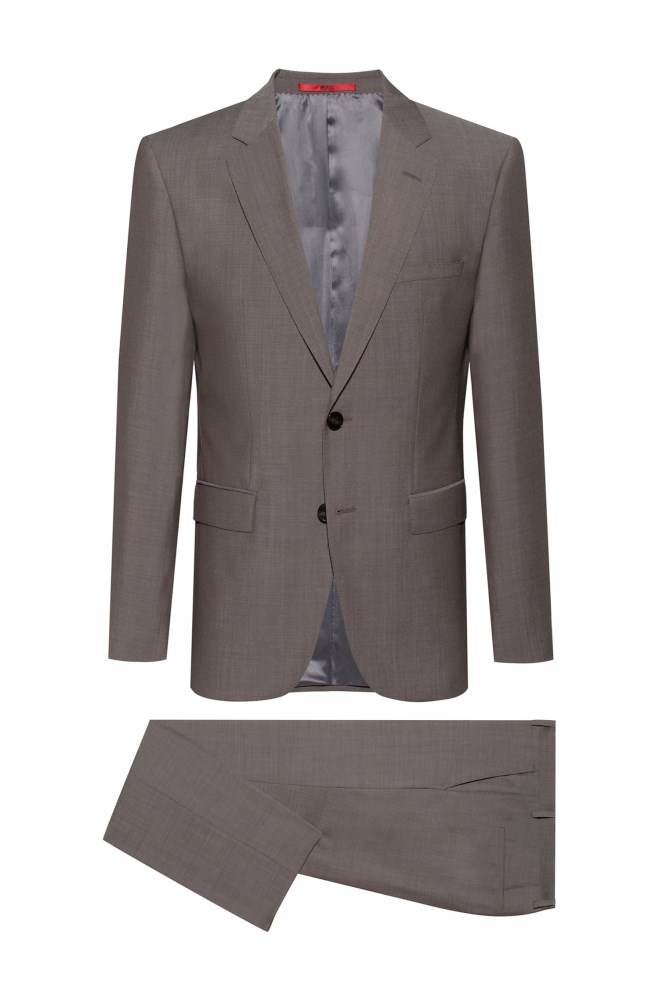 Hugo Boss Regular-fit suit Charcoal | skQsp69u