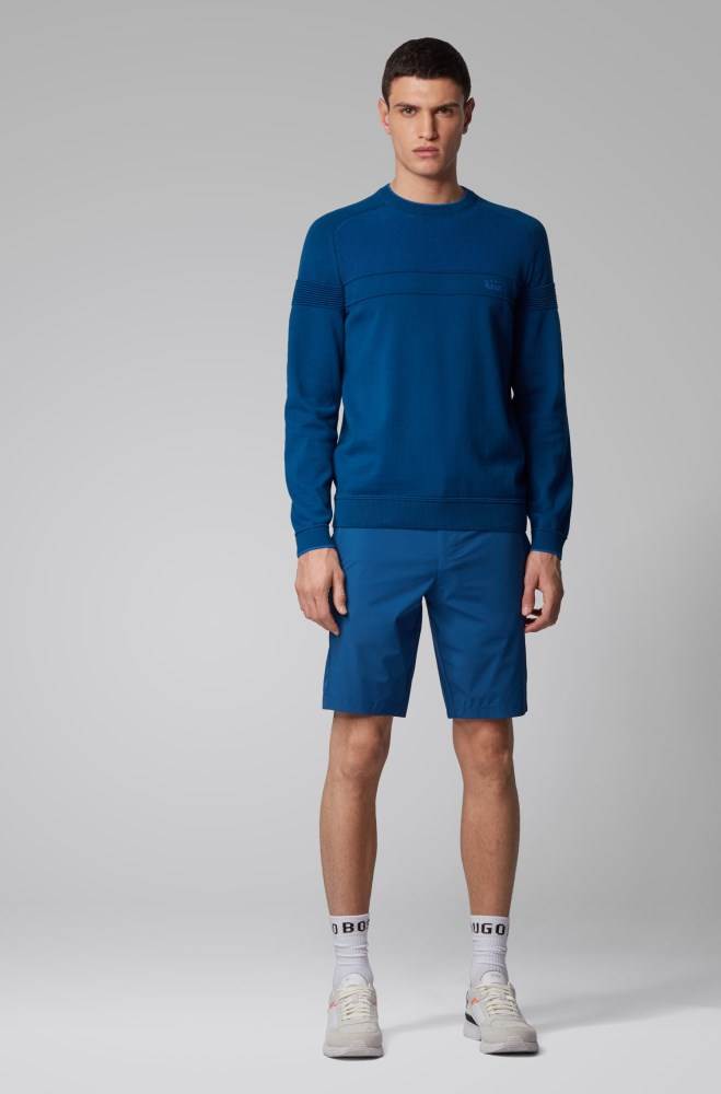 Hugo Boss Regular-fit sweater Blå | wVfAWz7s