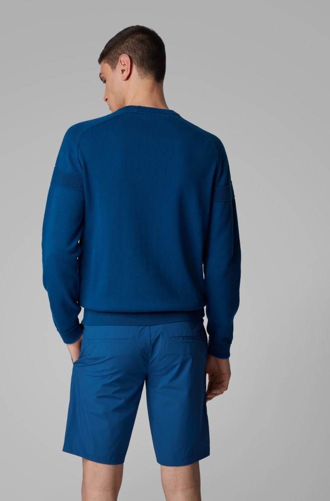 Hugo Boss Regular-fit sweater Blå | wVfAWz7s