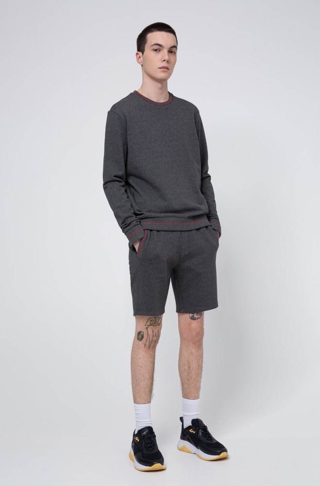 Hugo Boss Regular-fit sweater Grå | 7dnfhxah