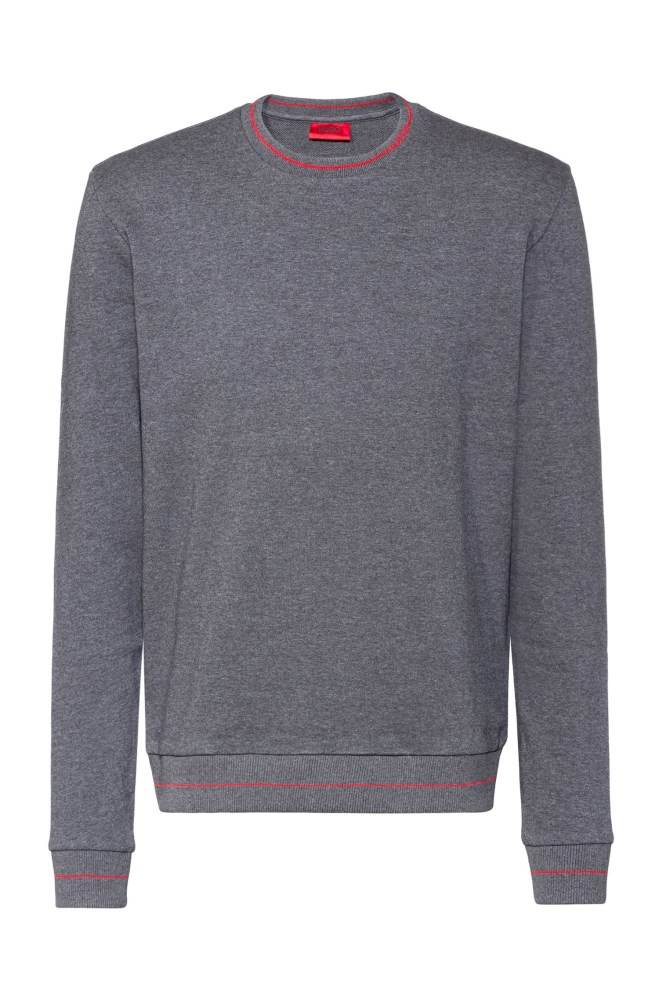 Hugo Boss Regular-fit sweater Grå | 7dnfhxah