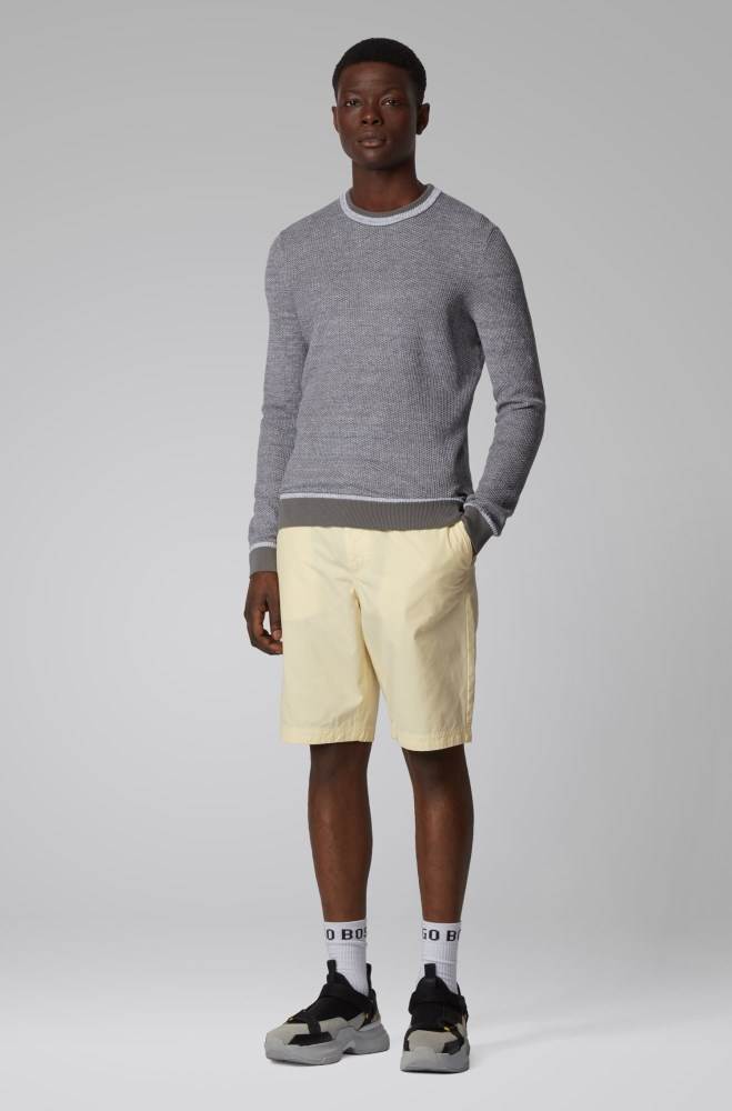 Hugo Boss Regular-fit sweater Grå | HAIZ05BD