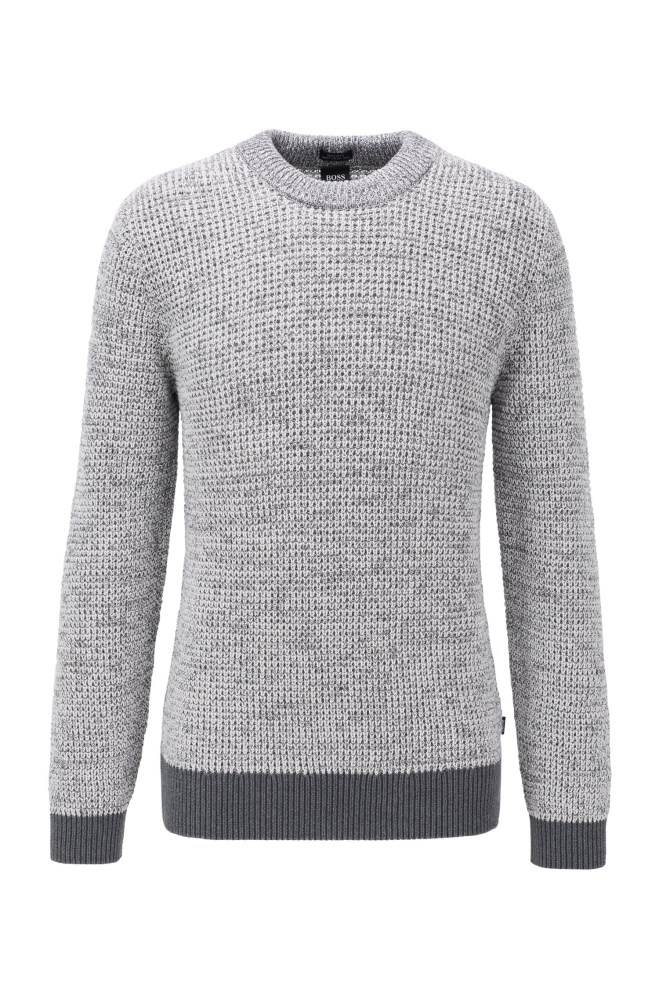 Hugo Boss Regular-fit sweater Grå | KLDyJQUy