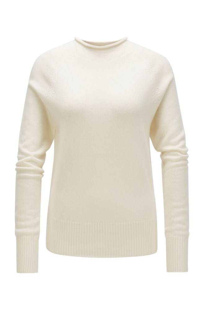 Hugo Boss Regular-fit sweater Hvite | CGD6pHuY