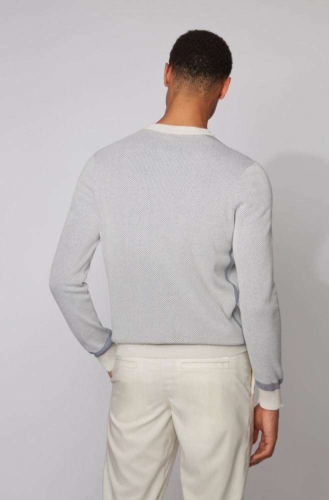 Hugo Boss Regular-fit sweater Lyse Beige | vusSDkak