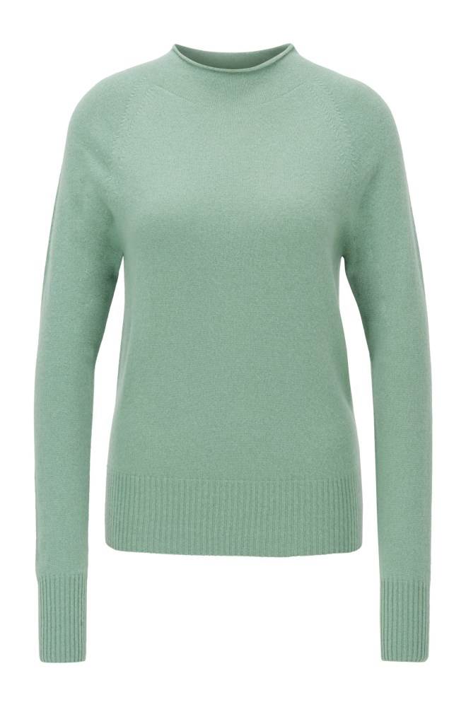 Hugo Boss Regular-fit sweater Lyse Grønn | 9a8mkQeP