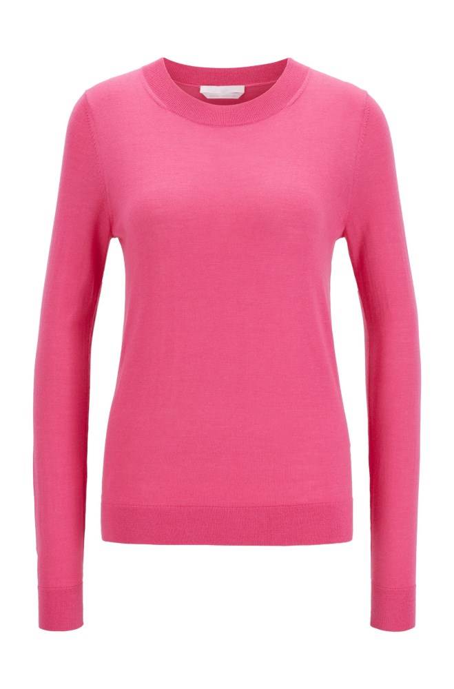 Hugo Boss Regular-fit sweater Rosa | Nd3KcqQz