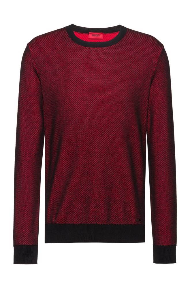 Hugo Boss Regular-fit sweater Rød | ZDA4j28e