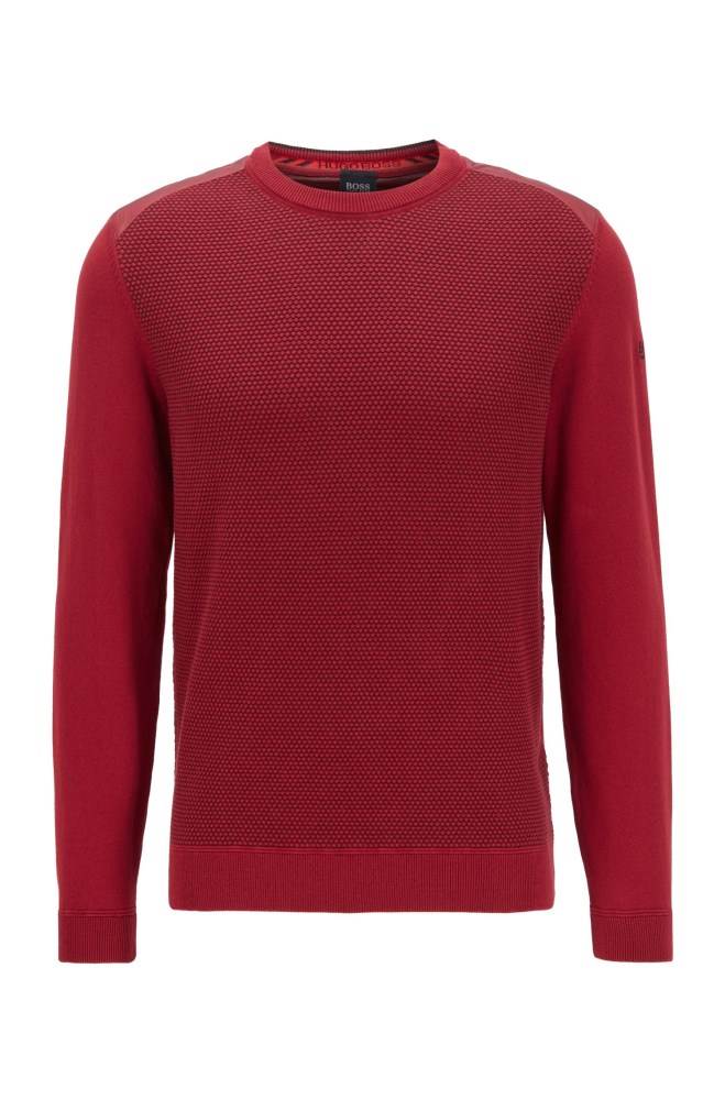 Hugo Boss Regular-fit sweater Rød | myLrXmvB