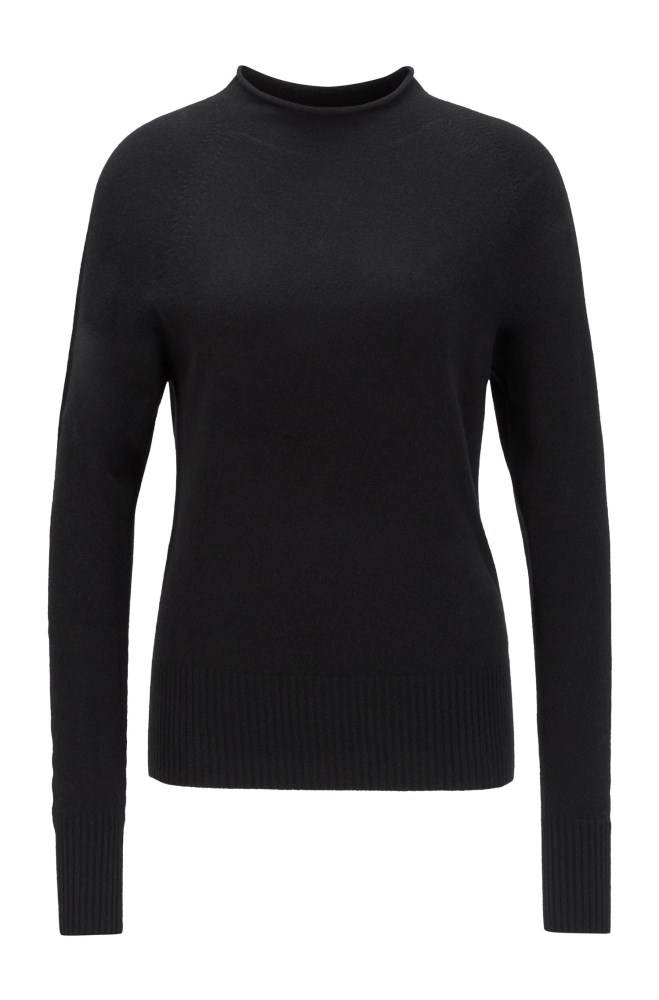 Hugo Boss Regular-fit sweater Svarte | haZhQUWx