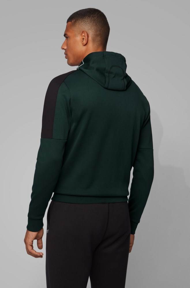 Hugo Boss Regular-fit sweatshirt Grønn | Zx4I6kqM