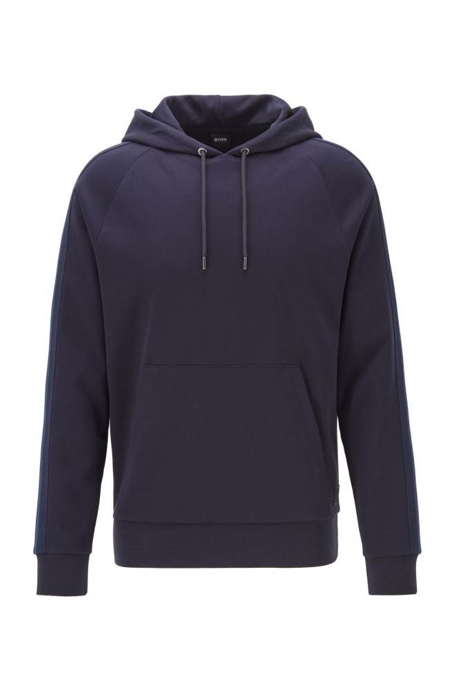 Hugo Boss Regular-fit sweatshirt Mørke Blå | MvImBEPh