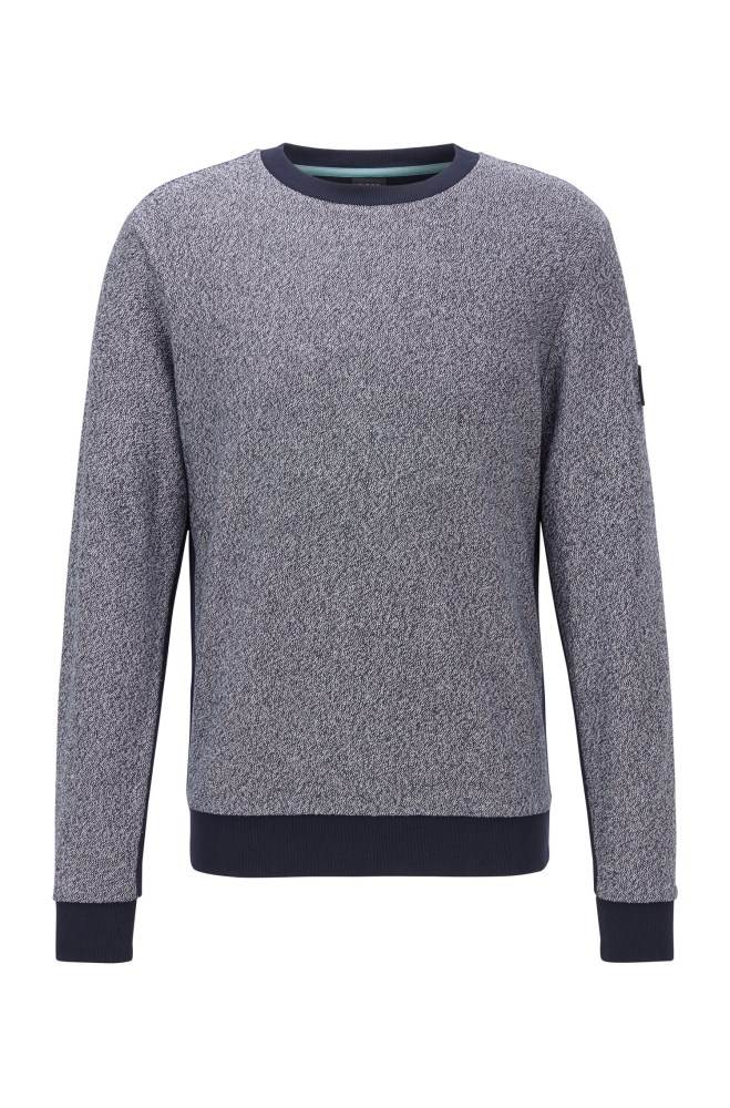 Hugo Boss Regular-fit sweatshirt Mørke Grå | QAKGAEPP