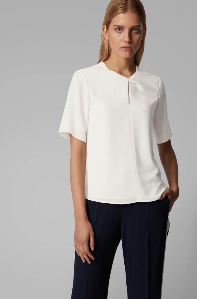 Hugo Boss Regular-fit top Hvite | ReAn3zYa