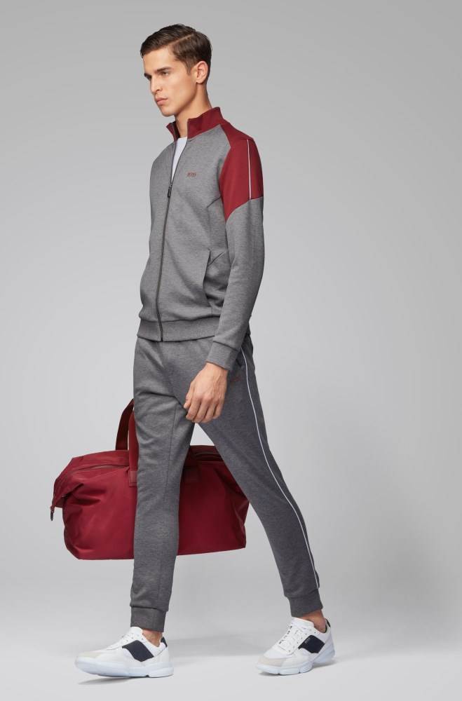 Hugo Boss Regular-fit tracksuit Grå | GF4t6aIi