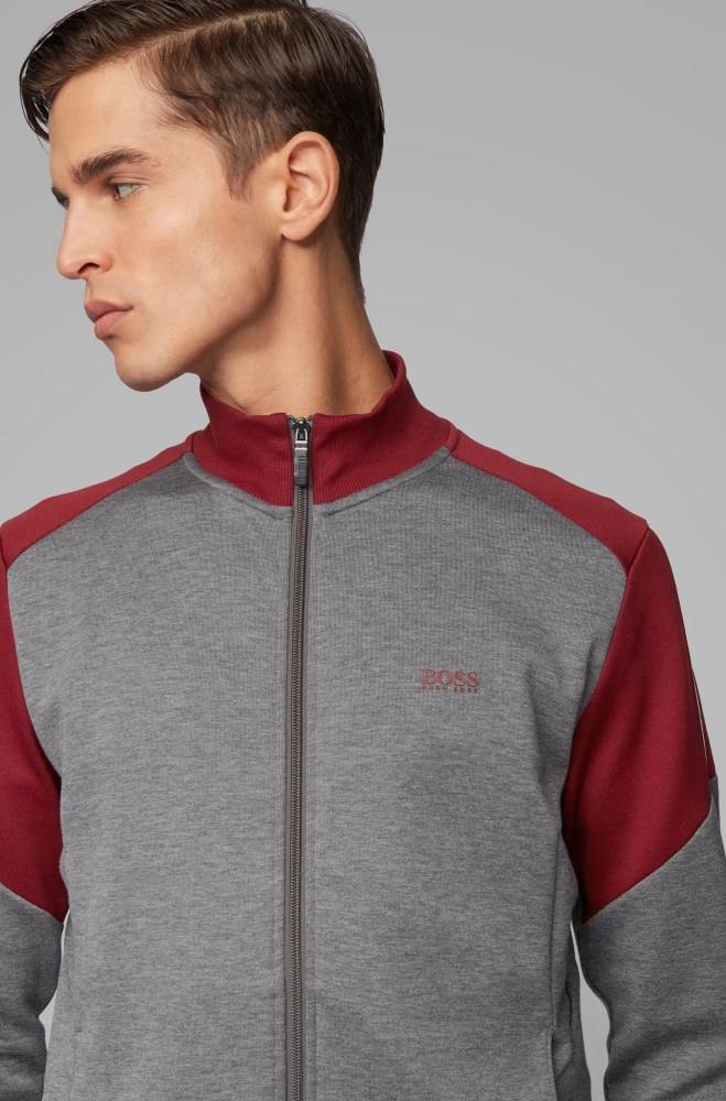 Hugo Boss Regular-fit tracksuit Grå | GF4t6aIi