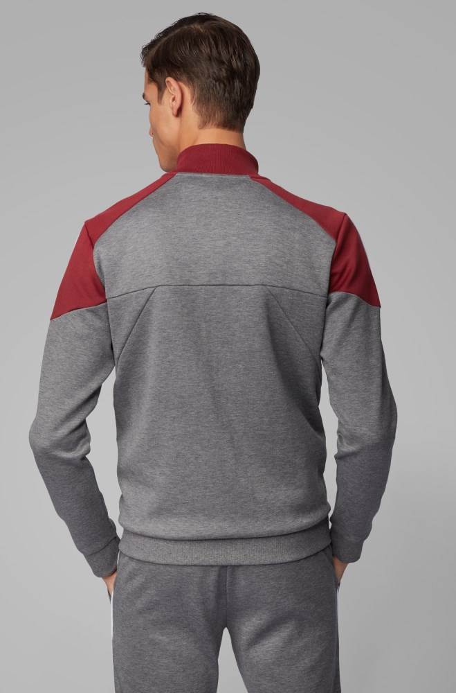 Hugo Boss Regular-fit tracksuit Grå | GF4t6aIi