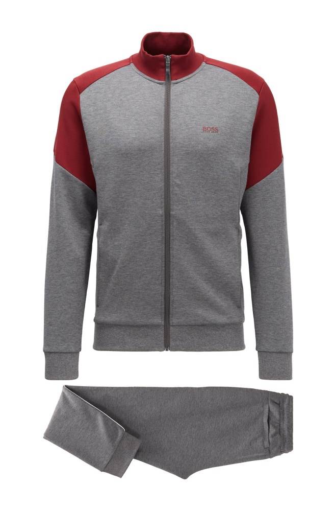 Hugo Boss Regular-fit tracksuit Grå | GF4t6aIi