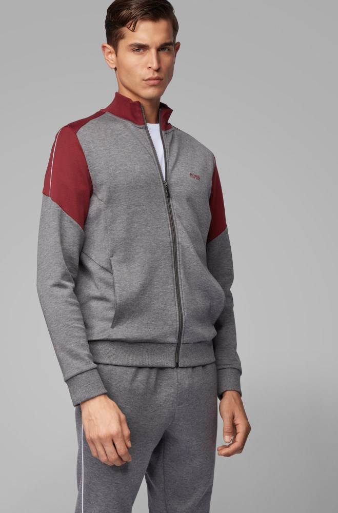 Hugo Boss Regular-fit tracksuit Grå | GF4t6aIi