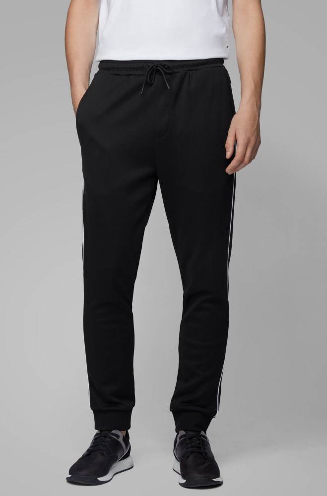 Hugo Boss Regular-fit tracksuit Svarte | XD0o0OFi