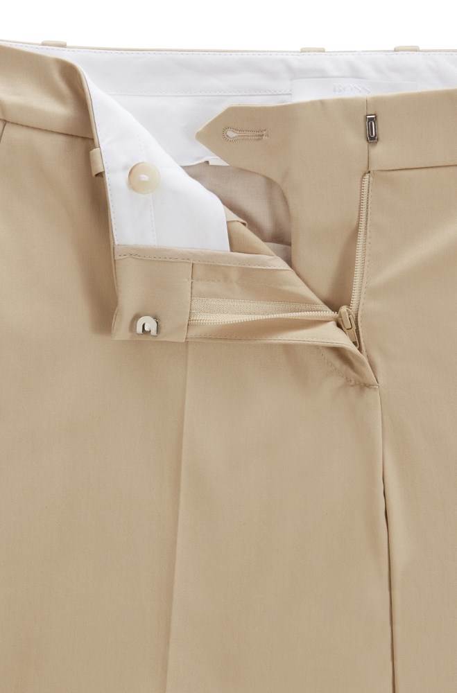 Hugo Boss Regular-fit trousers Beige | z1lVEqY5