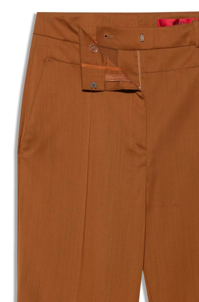 Hugo Boss Regular-fit trousers Brune | iwDqDC8C