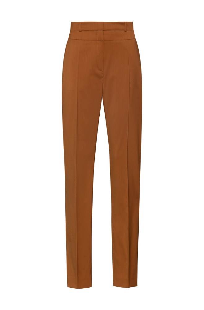 Hugo Boss Regular-fit trousers Brune | iwDqDC8C