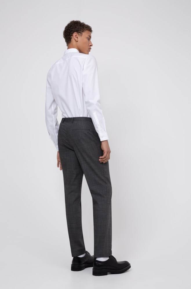 Hugo Boss Regular-fit trousers Grå | mkdBZw0Y