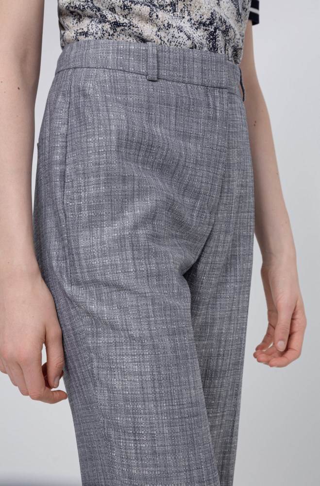 Hugo Boss Regular-fit trousers Lyse Blå | yFCZAxcK