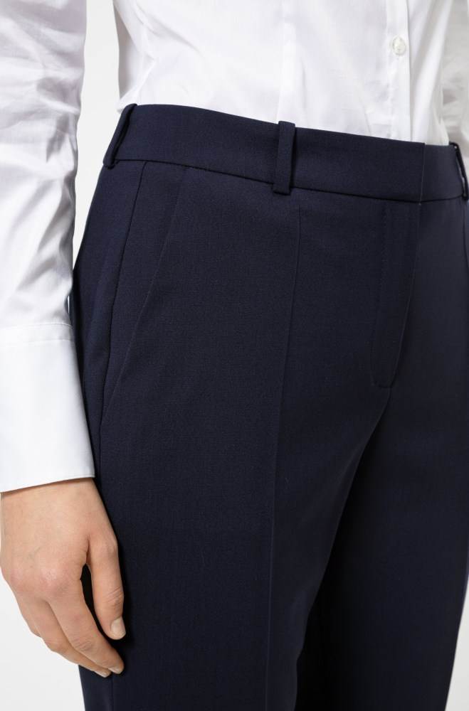 Hugo Boss Regular-fit trousers Mørke Blå | BEGERpX9