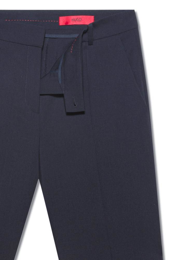 Hugo Boss Regular-fit trousers Mørke Blå | BEGERpX9