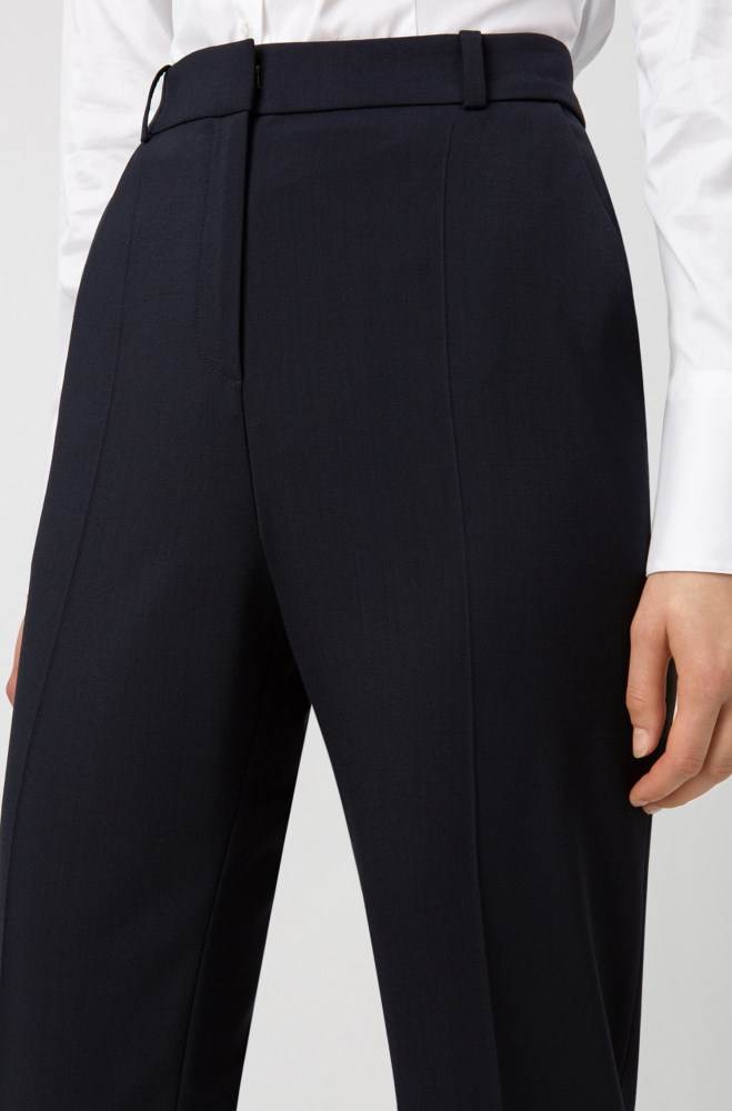 Hugo Boss Regular-fit trousers Mørke Blå | Dn2oDk9o