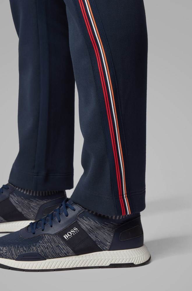 Hugo Boss Regular-fit trousers Mørke Blå | mZTJxbCJ