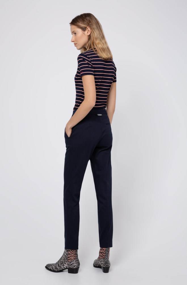 Hugo Boss Regular-fit trousers Mørke Blå | r97ixi6z