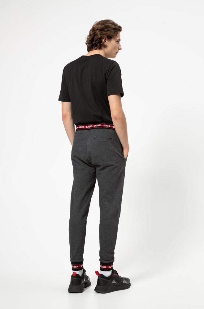 Hugo Boss Regular-fit trousers Mørke Grå | 4U94AVew